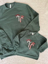 Load image into Gallery viewer, Candy Cane Sweatshirt Toddler