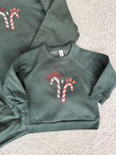 Load image into Gallery viewer, Candy Cane Sweatshirt Toddler
