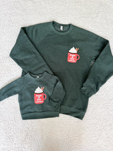 Load image into Gallery viewer, Hugs And Hot Cocoa Sweatshirt Adult