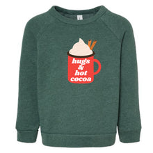 Load image into Gallery viewer, Hugs And Hot Cocoa Sweatshirt Toddler