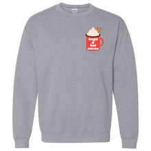 Load image into Gallery viewer, Hugs And Hot Cocoa Sweatshirt Adult