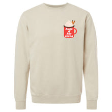 Load image into Gallery viewer, Hugs And Hot Cocoa Sweatshirt Adult