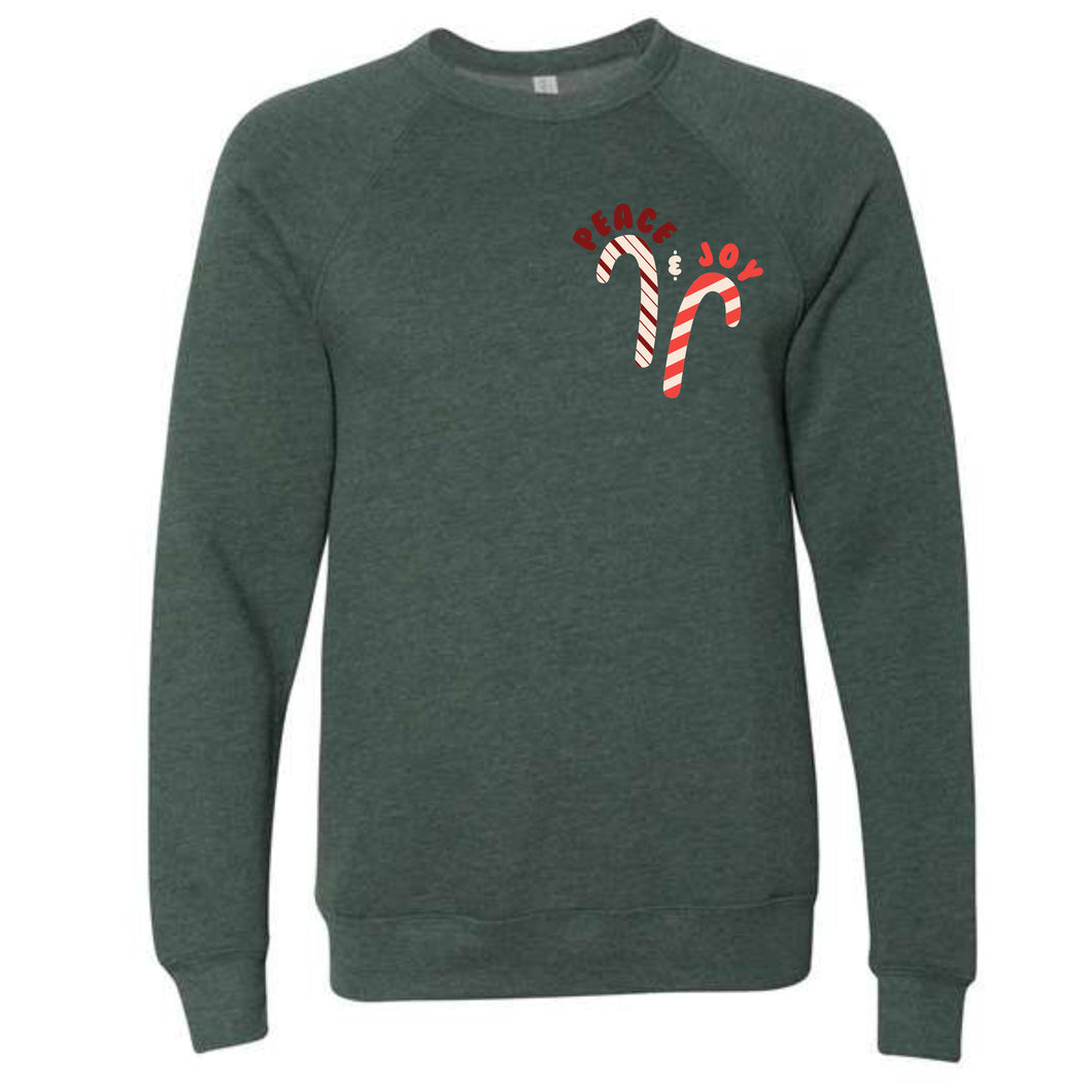 Candy Cane Sweatshirt Adult