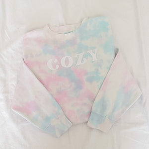 Cotton Candy Tie-Dye Sweatshirt