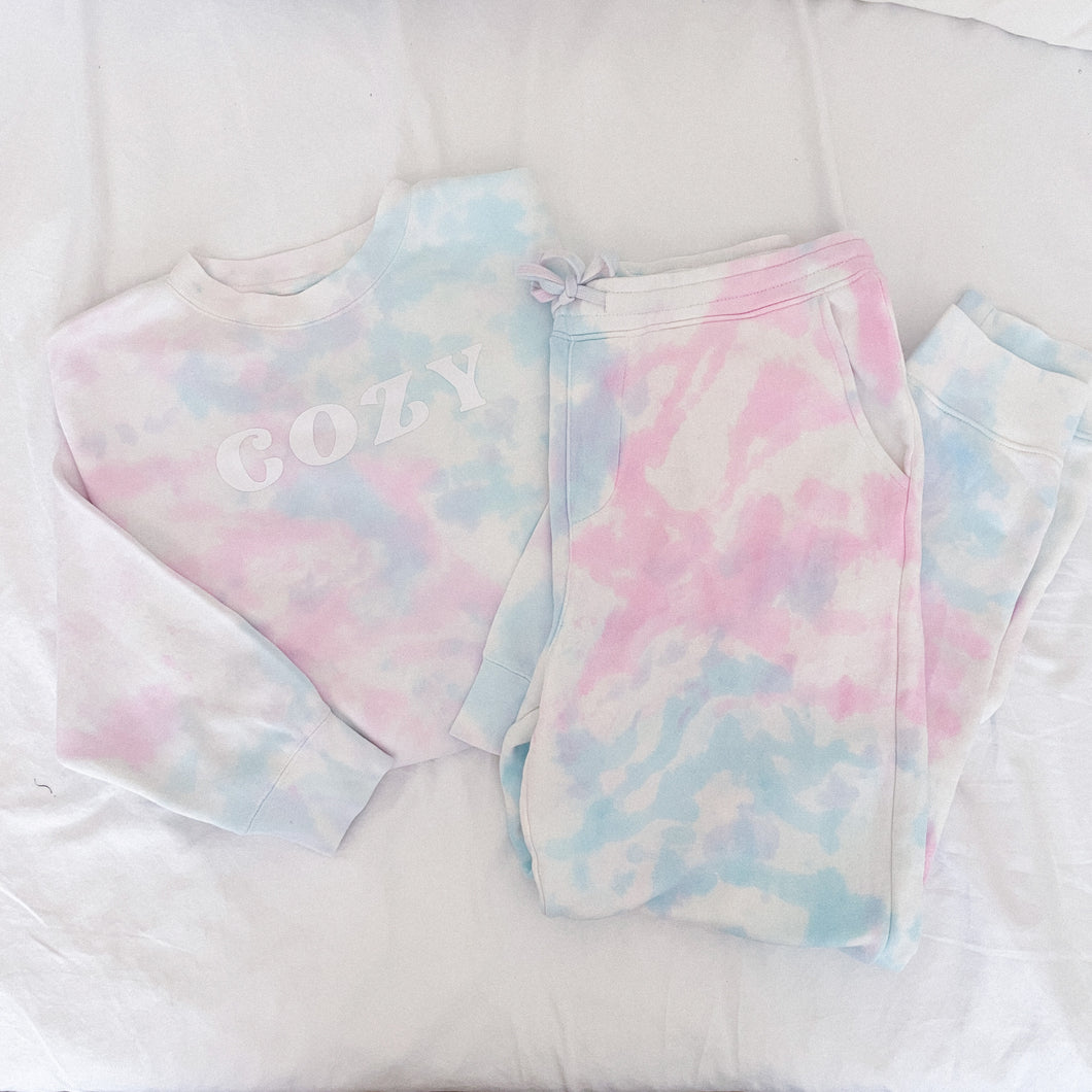 Cotton Candy Sweat Set