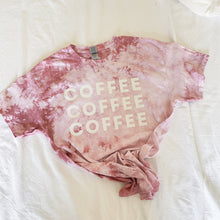 Load image into Gallery viewer, COFFEE Tie-Dye Tee