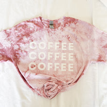 Load image into Gallery viewer, COFFEE Tie-Dye Tee