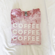 Load image into Gallery viewer, COFFEE Tie-Dye Tee