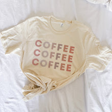 Load image into Gallery viewer, COFFEE Natural Tee