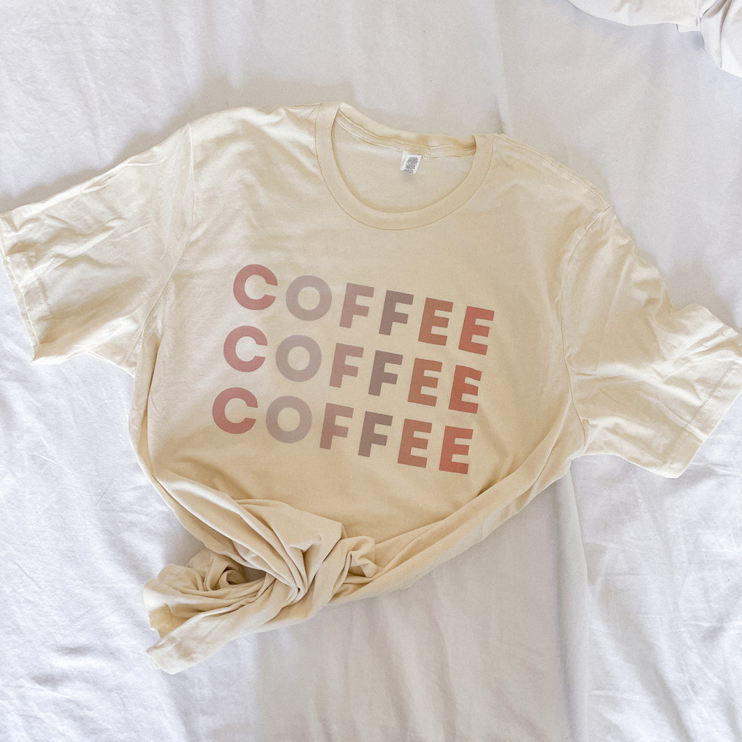 COFFEE Natural Tee