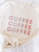 Load image into Gallery viewer, COFFEE Natural Tee