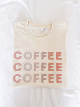 Load image into Gallery viewer, COFFEE Natural Tee