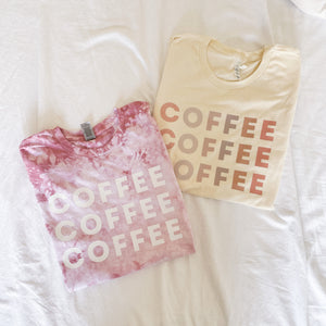 COFFEE Tie-Dye Tee