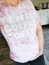 Load image into Gallery viewer, COFFEE Tie-Dye Tee