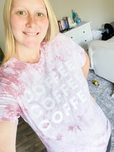 Load image into Gallery viewer, COFFEE Tie-Dye Tee