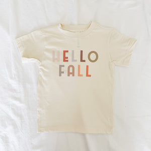 Hello Fall Matching Tee