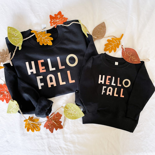 Hello Fall Matching Sweatshirt