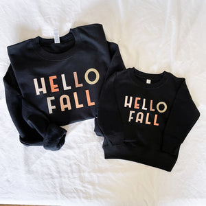 Hello Fall Matching Sweatshirt