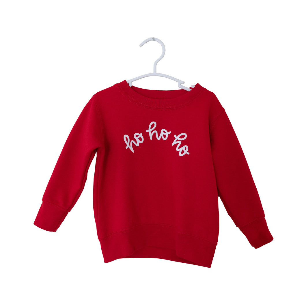 Ho Ho Ho Toddler Sweatshirt