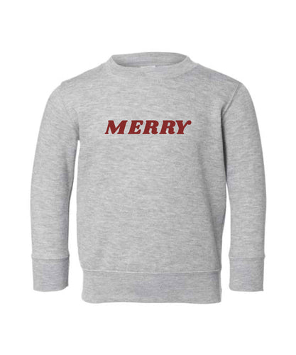 Merry Toddler Sweatshirt