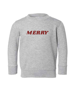 Merry Toddler Sweatshirt