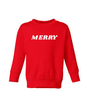 Load image into Gallery viewer, Merry Toddler Sweatshirt